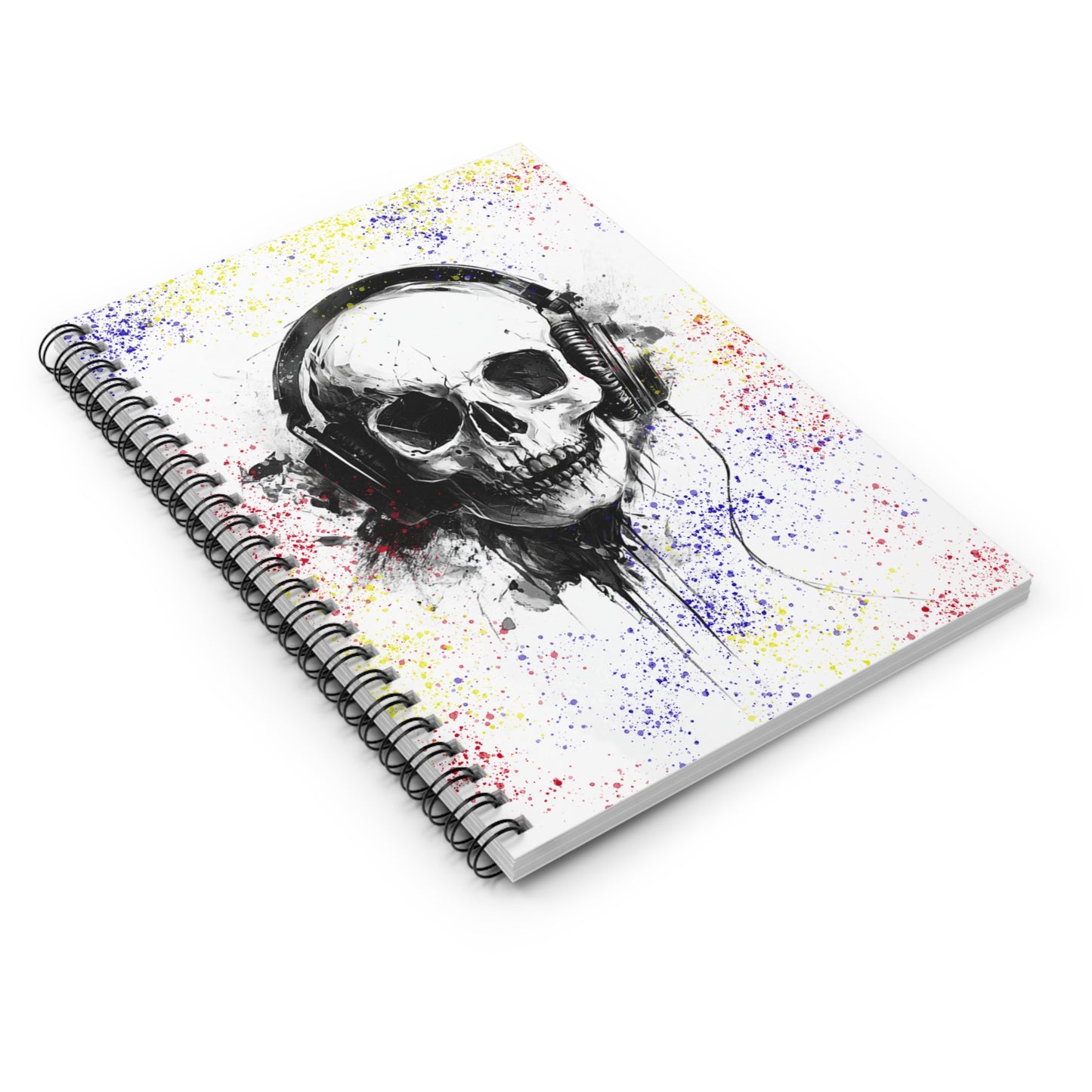 Rock Never Dies - Spiral Notebook - Ruled Line