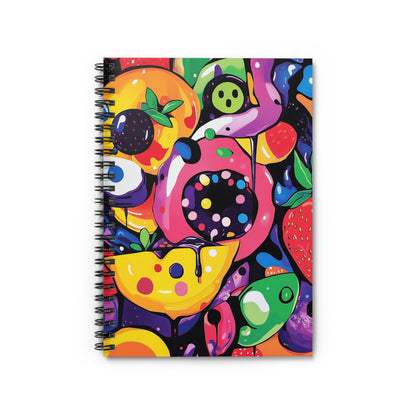 Abstract Fruit - Spiral Notebook - Ruled Line