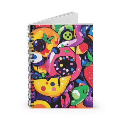 Abstract Fruit - Spiral Notebook - Ruled Line