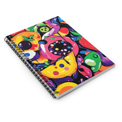 Abstract Fruit - Spiral Notebook - Ruled Line